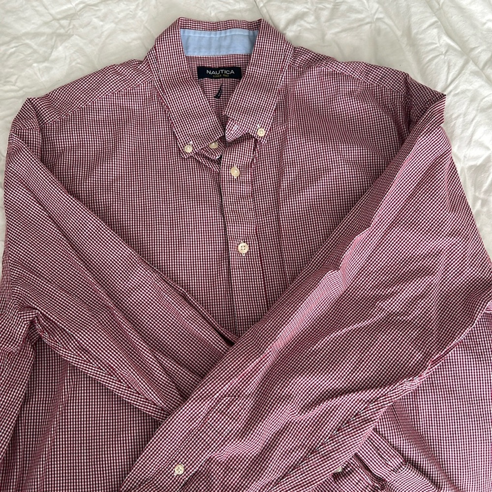Nautica dress shirt 17.5 34/35